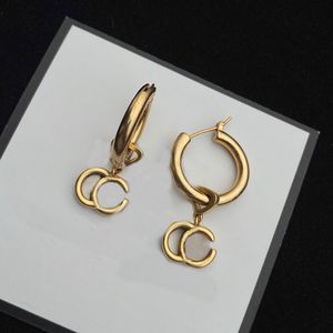 Designer Gold Ored Oreing Stud for Womens Pendentids Bring Bijoux Bijoux Mode Grad d'oreille G Hoop Earring Woman Designers Boucles d'oreilles 2302114D