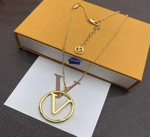 Designer Gold Necklace Classic Timeless Necklace Fashion Letter Design Men Women 3 topkwaliteit verjaardagsvakantie geschenken 8612204