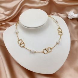 Ontwerper Gold Pearl ketting