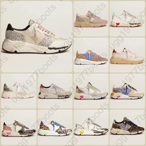 Designer gouden ster casual schoenen heren en dames tennisschoenen ster luxe Italiaanse merk sportschoenen pailletten vouw klassieke outdoor oude vuile schoenen EUR35-45