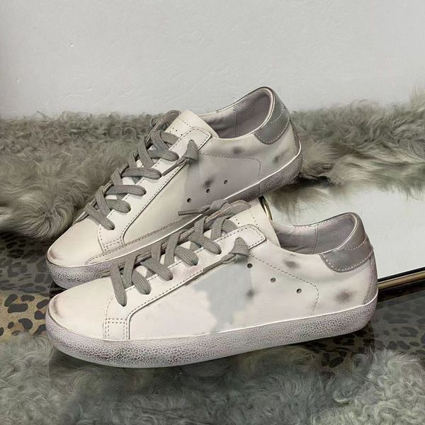 Designer Golden Shoes Femmes Goose Hi Super Star Baskets Marque Hommes Casual Release Luxe Chaussure Paillettes Classique Blanc Do Old Dirty Casual Shoe Lace Up Femme Homme Unisexe