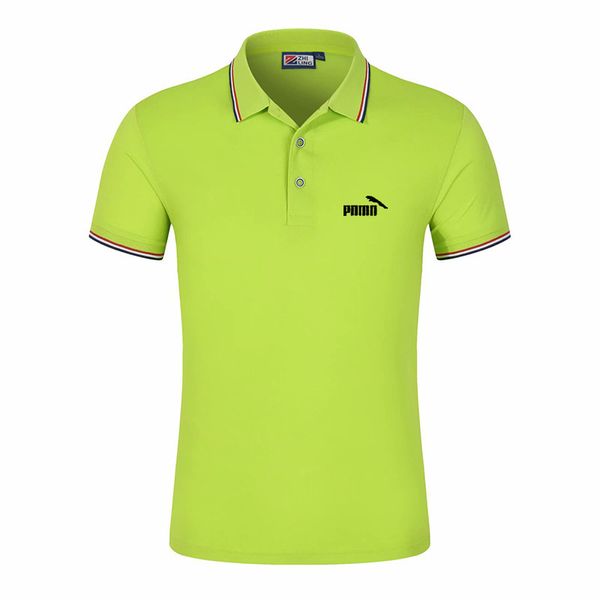 Diseñador Golf T Shirt Solapa polo de manga corta verano comercio ropa empresa cultura camisa bordado logo