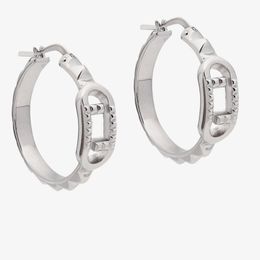 Designer Good Hoop Boucles d'oreilles pour femmes Big Circle Boucle d'oreille Hoops Bijoux de luxe Dangle Lettre Womans Studs Dangles 925 Silver Earring Rivet Des Boucles Oreilles Box