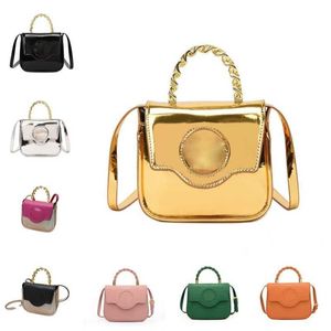 Designer Gorgon Handbags Women Mini Metallic Crossbody Sacs distinctive Light One épaule or Sier fourre-tout portable Small Square Portile Smart 2014