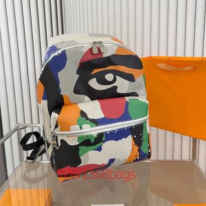 Diseñador Graffiti camuflaje Mochila Mochila escolar Mochila Hombres Mujeres Mochilas de lujo Bolsos Mochilas de moda Totes Bolsos de hombro cruzados Bolsa de gran capacidad