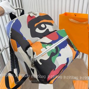 Ontwerper Graffiti Camouflage Backpack Schooltas RUCKSACK Men Dames Luxe rugzakken Handtassen Mode achterpakketten Takken schoudertassen Grote capaciteit tas