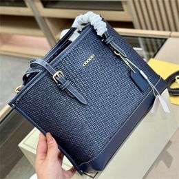 Designer Gras Geweven Draagtas Geweven Materiaal Handtassen Hoge Capaciteit Schoudertassen Vrouw Mode Bijpassende Portemonnees Zomer Crossbody Tas