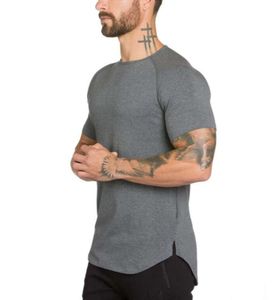 Designer vêtements de sport fitness t-shirt mode pour hommes étendre hip hop été t-shirt à manches courtes coton bodybuilding requin all-matchers