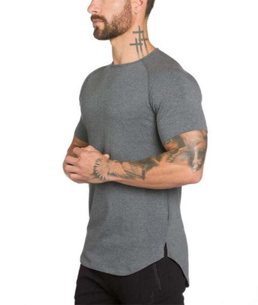 Designer Gym Vêtements Fitness T-shirt Hommes Mode Étendre Hip Hop Été À Manches Courtes T-shirt Coton Bodybuilding Shark Ingénieurs 552