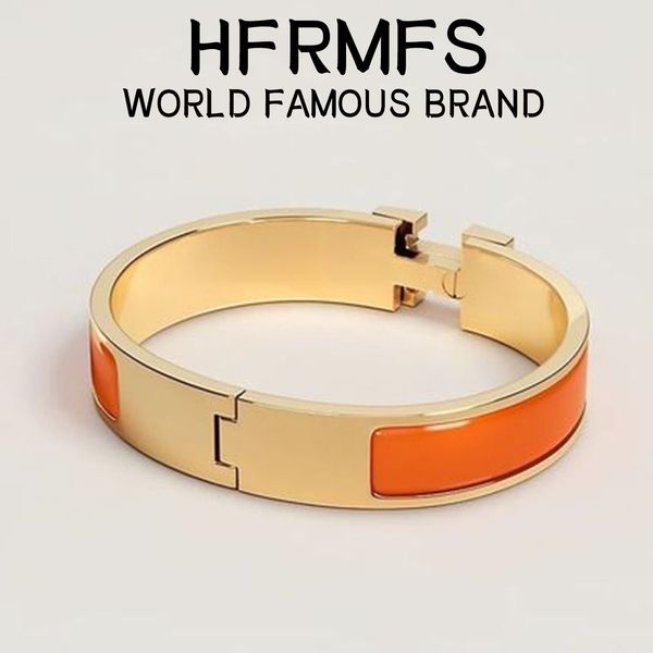 Designer H Letter Bracelet pour femmes en acier inoxydable en acier inoxydable