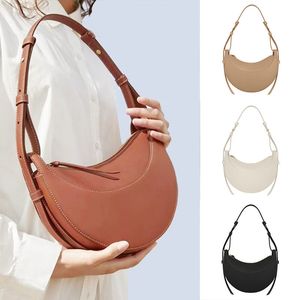 Designer Half Moon Paris Underarm Bag Un Volnerf Kameel Le Cyme Tote Tonca Getextureerde Schouder Mini Crossbody Dames Hobo Handtassen 231127