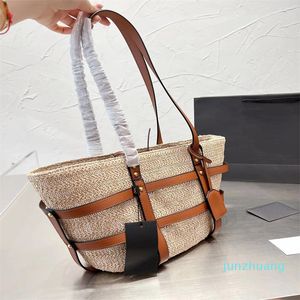 Designer -sac à main Sac de plage Fourre-tout de luxe pour femme tissage d'embrayage pour homme Grand sac à bandoulière à bandoulière