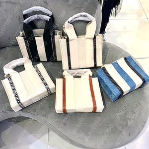 Bolso de diseñador Bolso de compras de lona Bolso de mano de gran capacidad Bolso de mano para mujer Bolso de mano para la decoración de la cinta de la escuela Bolsas de almacenamiento de cosméticos Bolsos portátiles