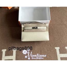 Sac à main de créateur Généraire Généraire 7a Bag Génération 22cm crème blanc i2 Cowhide Silver Buckle