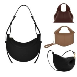 Designer Handtas Luxe Polen Pure Bags Cowhide Half Moon Numero Style Crossbody Dumplings Designers Classic Women Bag