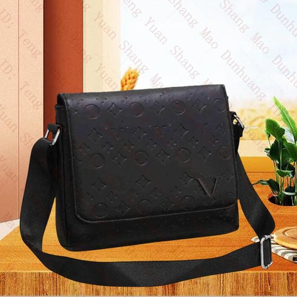 Bolso de diseñador Hombres Bolsos de hombro Maletín Relieve Cuero Cruz Cuerpo Lujo Hombre Messenger Bag Set Satchel Moda Mujer Bolso Paquete compuesto Mochila