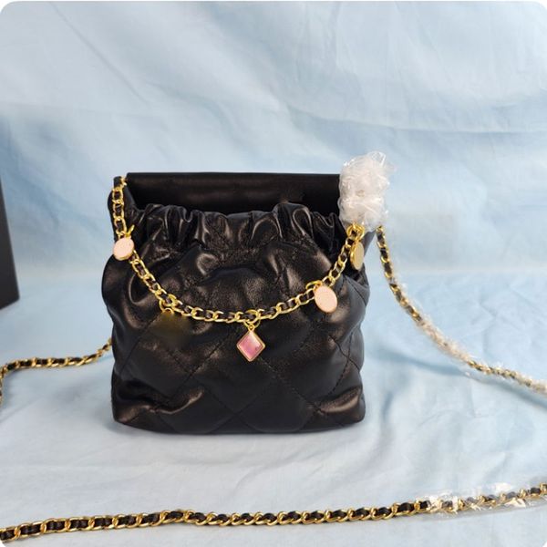 Bolso de diseñador Bolso de hombro 2023 Bolsa de basura incluida Piel de oveja Mini bolso cruzado Bolso de mujer de moda Bolsa de compras al por mayor