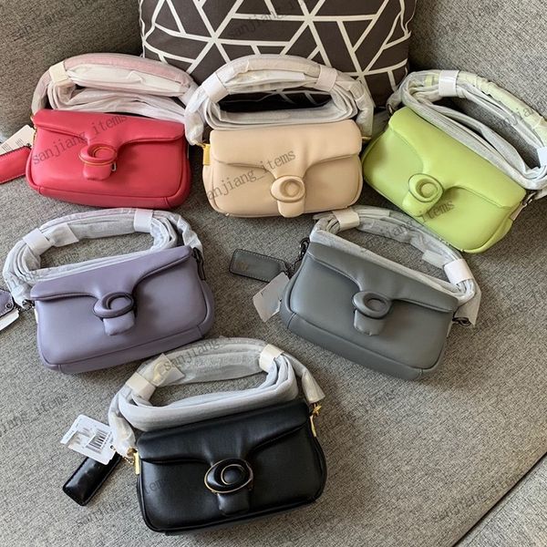 Sac à main designer sacs nuages pour femmes coussin tabby sous-ararme crossbody sac Lady rabat baguette handle supérieure 2ways Puff nappa enveloppe en cuir sachet macaron couleur