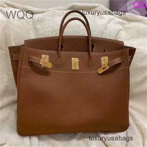 Designer handtassen mode 50 cm bakken zakken kleur luxe tas volledig handgemaakte stiksels met waslijn lederen wn-anzx