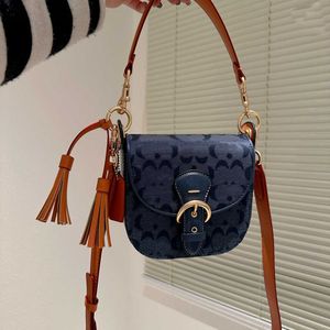 Designer-Handbags Fashion Designer Bag Blue Shoulder Bags C Letter Women Leather Handtas Designer Portes Handtassen Tote Bag 230223