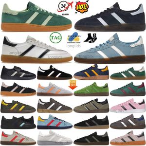 Designer Handball Spezial Shoes Sneakers Hamburg Trainers Shoe Sneaker Mens Womens Navy Gum Presque Jaune Aluminium Core noir écarlate Scarlet Clear Rose Arcti Night Bleu