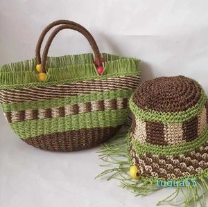 Designer-Handmade Bag National Style Straw Bag Fashion Stro Craft Gift Sales 230313