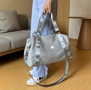 lulul designer tassen casual grote capaciteit sport fitness tas Koreaanse versie van de schouder handbagage tas eenvoudige zakenreis reistas