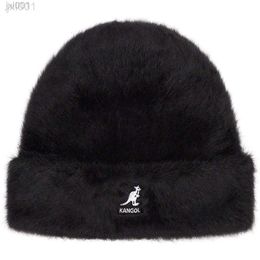 Chapeau de créateur Automne 21fw Kangol Furgora Beanie Kangaroo Co Branded Cold Hat