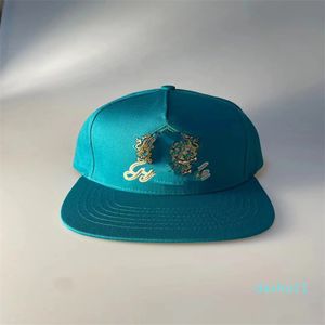 Chapeau de designer Chapeau de balle Casual Casquette de baseball à large bord en plein air pour hommes et femmes Streetwear Vert Bleu Réglable