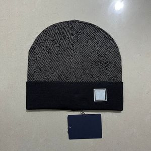 Designer Hat Brand Fashion Men's and Dames Warm Hats Winter Beanie Wool Gebreide kasjmier kap beanies doppen schedelkappen beani