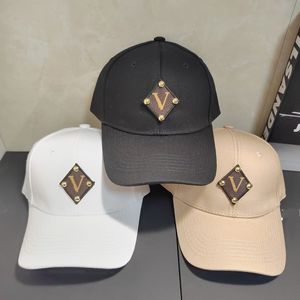 Designer hoed caps baseball cap voor heren dames letter L geborduurde casquette luxe getailleerde hoeden zomer hoge kwaliteit