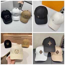 Designer hoed caps geborduurde baseball cap letter L zomer casual pet Luxe ingerichte hoeden van hoge kwaliteit