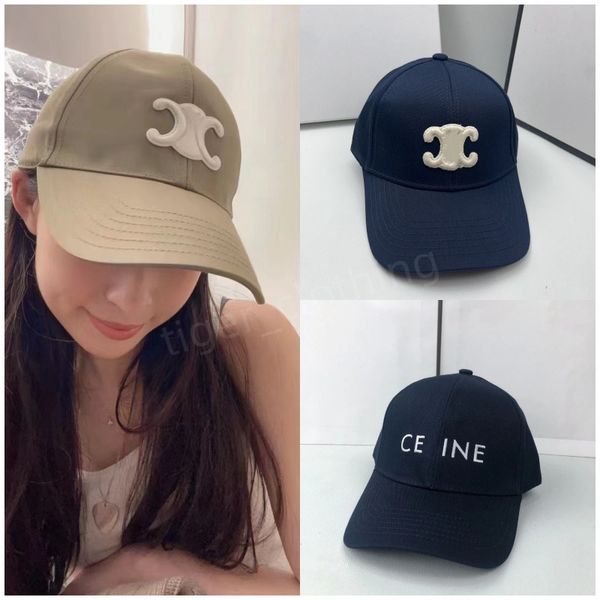 Diseñador Hat Fashion Baseball Cap C Carta Bordado Sol Sol para hombres Mujeres Classic Classic Casual Casual Hat hace que las personas tengan un tamaño de gorra hermoso y hermoso ajustable