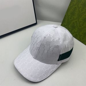 Designer hoed voor heren zomer grote kop snapback dames baseball cap cappellino reizen casual mode buiten caps populair roze wit hj063 H4