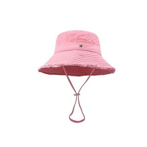 Chapeau de créateur pour femmes à large bord le bob seau chapeau designer doux mode gorras multicolore femmes été designer casquette rue parasols couleur unie simple hg143