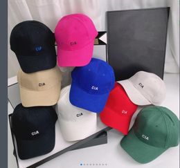 Designer-Hut, Buchstaben-Stickerei, Baseballkappen, Casquette für Männer, Frauen, Liebhaber, Bälle, Hüte, Street Fitted, Street Fashion, Strand, Sonne, Sport, Ballkappe, 12 Farben verstellbar