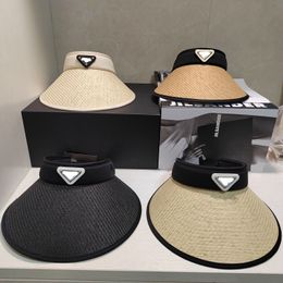 Sombrero de diseñador con letras, sombrero de copa vacío, verano, playa, ejercicio, ocio, versátil, protección solar al aire libre y sombrilla