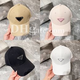 Designer Hat Luxury Triangle Brand Baseball Cap Men Women Simple Canvas Baseball Cap Sport Ball Cap Outdoor Travel Sun Hat
