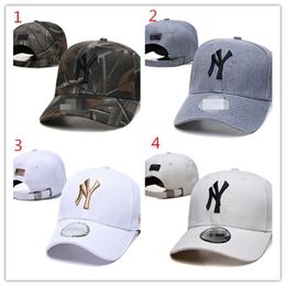 Chapeau de designer Chapeau de mode Casquette de baseball des femmes de mode S Chapeaux ajustés Lettre NY Summer Snapback Sunshade Sport Broderie Luxe Chapeau réglable N11