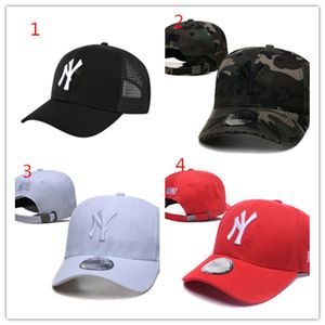 Chapeau de concepteur Chapeau de mode Casquette de baseball des femmes de mode S Chapeaux ajustés Lettre NY Summer Snapback Sunshade Sport Broderie Luxe Chapeau réglable N4.01