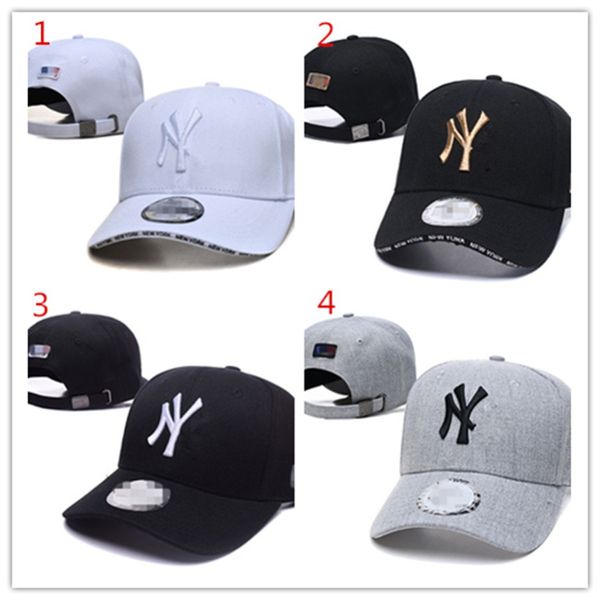 Chapeau de designer chapeau de mode femme casquette de baseball s chapeaux ajustés lettre NY été snapback parasol sport broderie luxe chapeau réglable N91