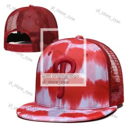 Designer Hat Quality Phillies P Lettre américaine Baseball Snapback Caps Sport Men Femmes Chapeaux Réglables pour hommes Gorras Bones Hat à hommes 461
