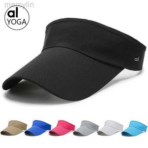 Chapeaux de designer alooo yoga capuche été mince top top chapeau haut de gamme pour hommes et femmes de protection solaire en plein air houstante et séchage rapide