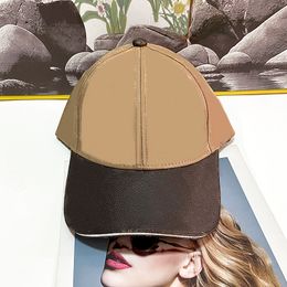 Designer hoeden voor mannen lente zomer luxe baseball caps buiten dagelijks volledige letter bedrukt patroon speciale lederen snapback hoed dames geschenken vintage hg091