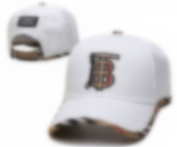 Designer-Hüte für Männer und Frauen, Kappe aus reiner Baumwolle, bestickt, verstellbare Baseballkappe, modische Ballkappe, klassische Casquette-Mütze, taillierte Hüte B-7