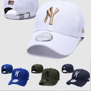 Chapeaux de créateurs pour hommes Cap de baseball NY Casquette Luxe Ajustement Luxe Fashion plusieurs couleurs Baseball Caps femme Pony Pony Quality Hat Hat Sport GA0145 B4