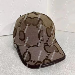 Sombreros de diseñador para hombre Sombrero de cubo para hombre Mujer Marca Carta Gorras de bola 4 estaciones Deportes de lujo ajustables Sombreros de béisbol marrón Gorra Encuadernación Sombreros para el sol