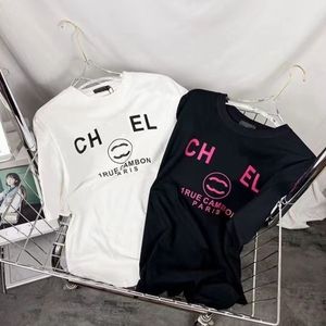 Designer Haute Couture2024 Version avancée T-shirt Womens T-shirt France Clothing C Letter Graphic Print Couple Fashion Coton Round Colon