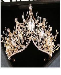 Coiffe de styliste en cristal et diamant pour mariée, casquette de cheveux de mariage, couronne de danse, spectacle automobile, bandeau de performance bn148494649