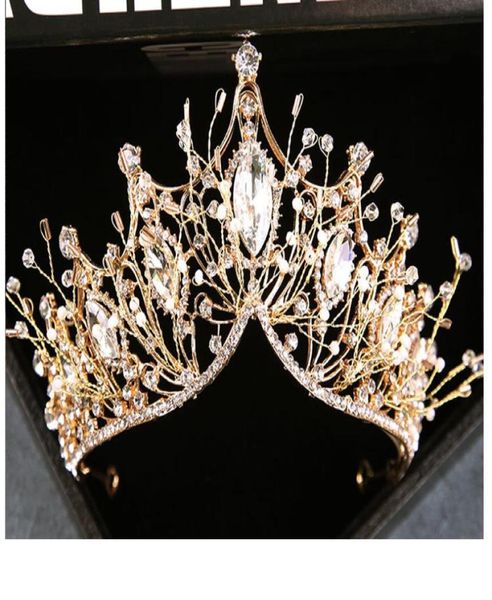 Coiffe de styliste en cristal et diamant pour mariée, casquette de cheveux de mariage, couronne de danse, spectacle automobile, bandeau de performance bn148494649